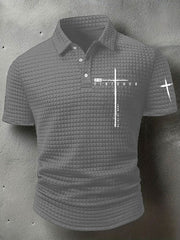 Men's It Is Finished Printed Casual Top