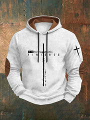 Men's It Is Finished Printed Casual Hoodie