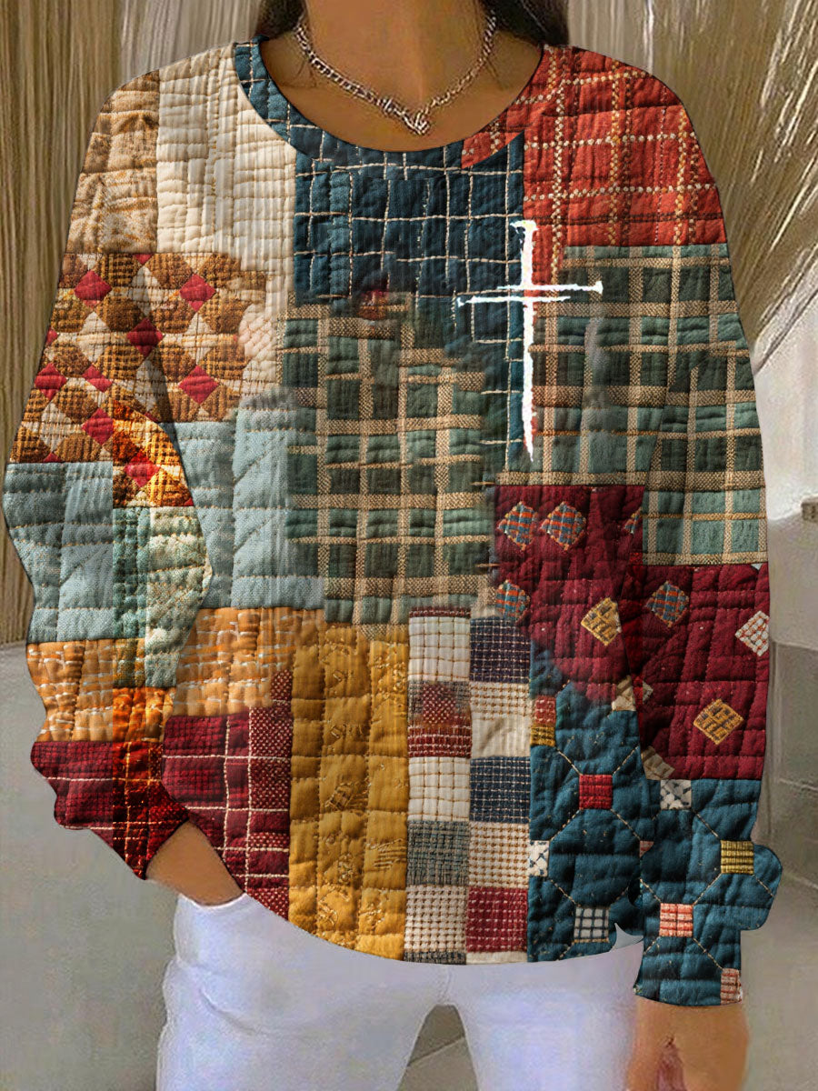 Women's Faith Art Printed  Coat