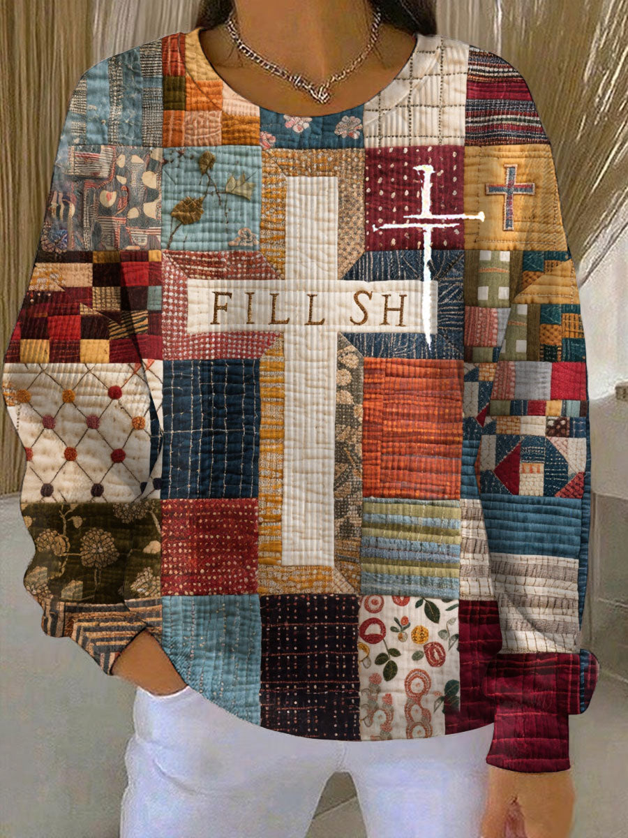 Women's Faith Art Printed  Coat