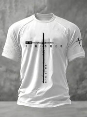Men's It Is Finished Printed Casual T-shirt