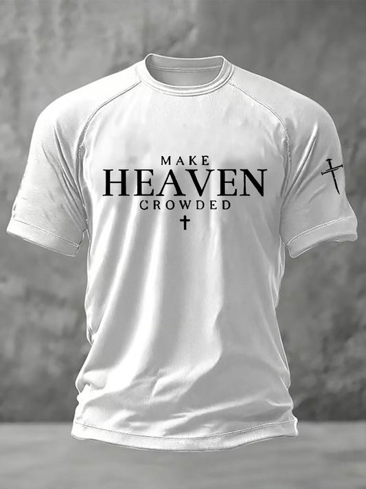 Men's Faith Print Casual T-shirt