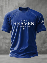 Men's Faith Print Casual T-shirt