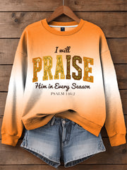 Women's Thanksgiving Christian Sweatshirt