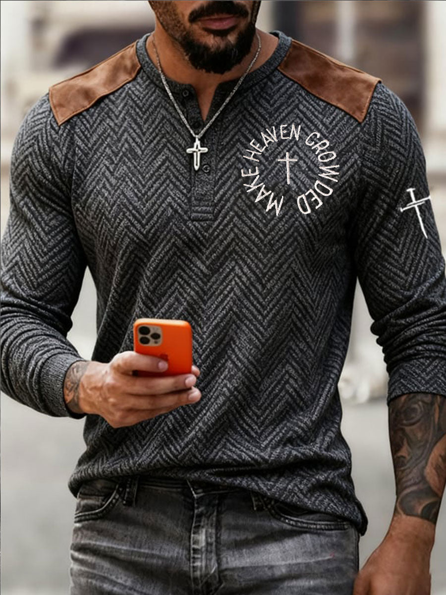 Men's Make Heaven Crowded Long Sleeve T-Shirt