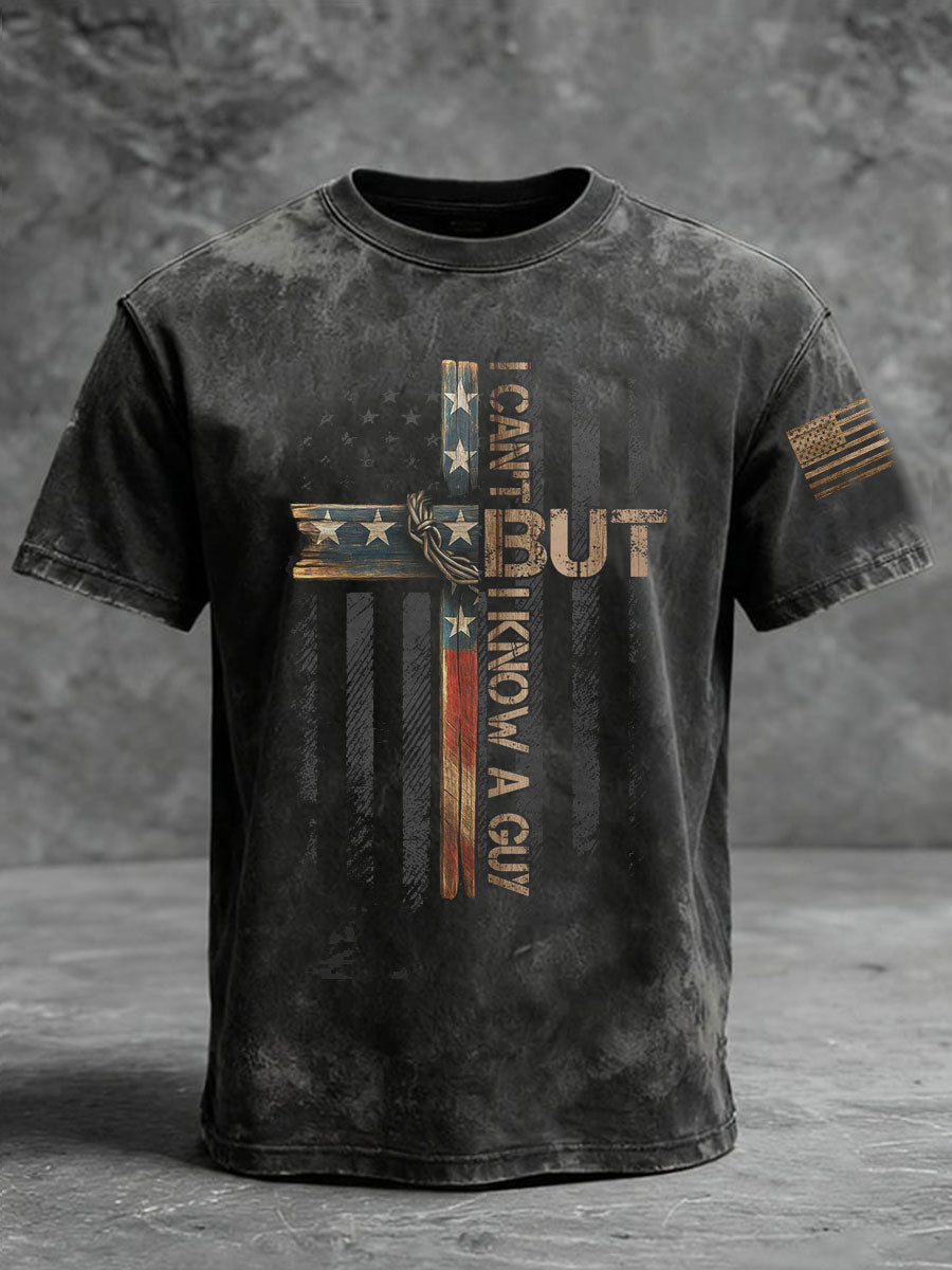 Men's I Can't But I Known A Guy Cross Short Sleeves T-shirt