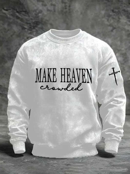 Men's Make Heaven Crowded Crew Neck Sweatshirt