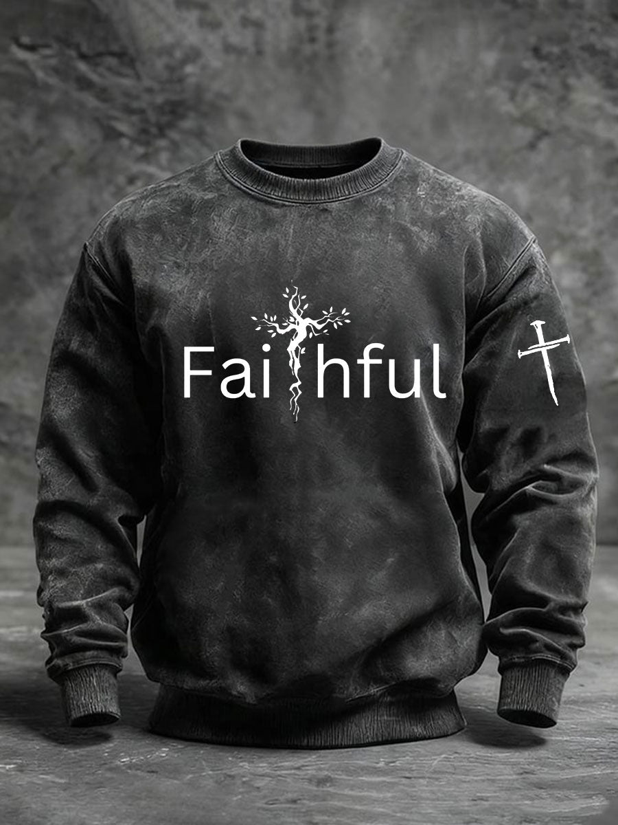 Men's Faithful Crew Neck Sweatshirt