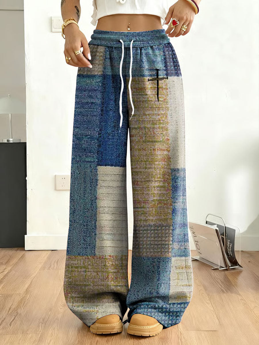 Women's Faith Art Printed Pants