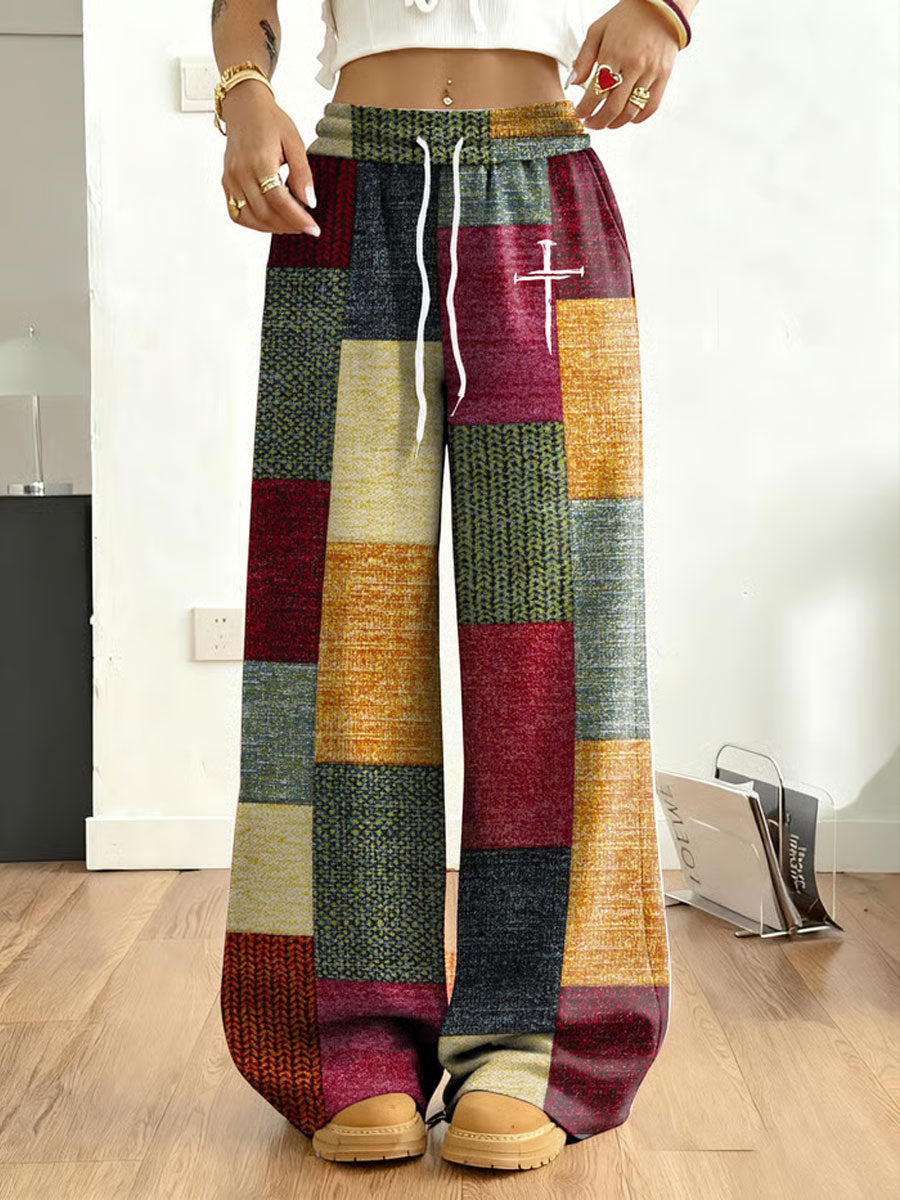 Women's Faith Art Printed Pants