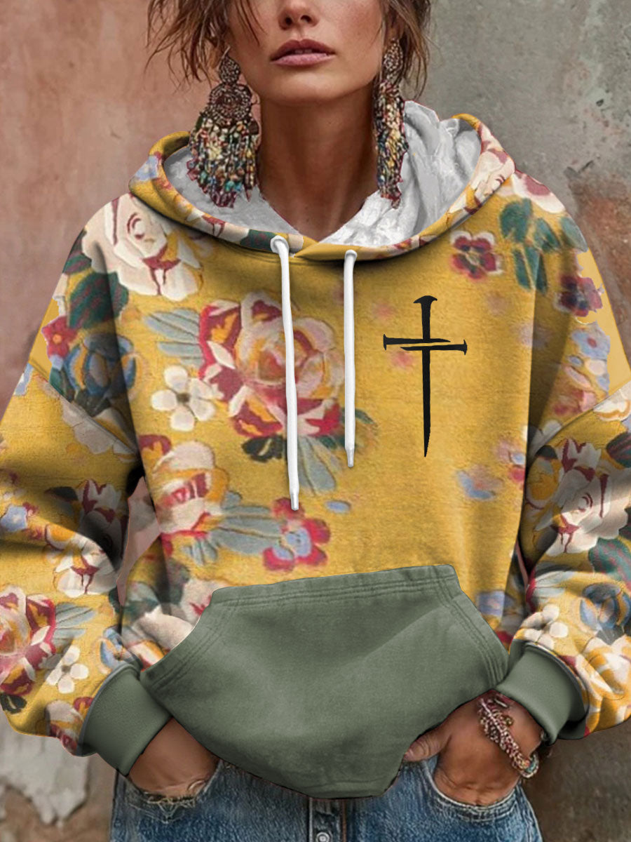 Women's Faith Art Printed Hoodie