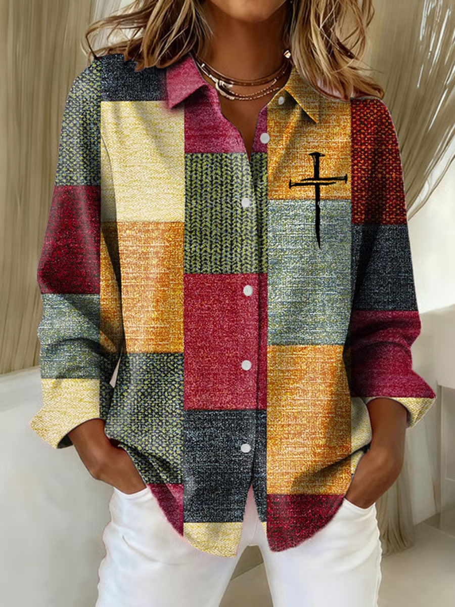 Women's Faith Art Printed Shirt