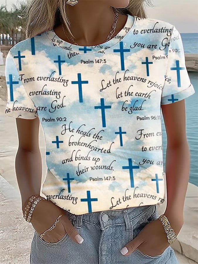 Women'S Faith Art Print T-Shirt T-shirt
