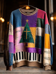 Women's Cross Print Casual Sweatshirt