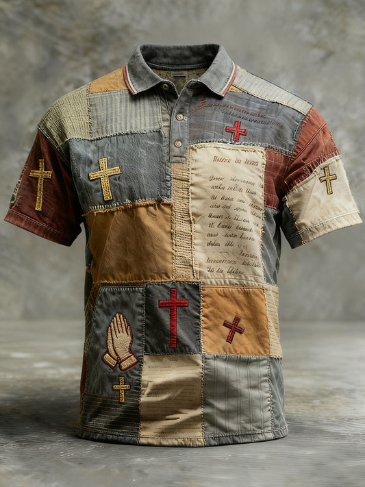 Men's Faith Cross Short Sleeve Top