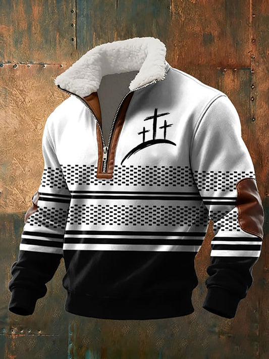 Men's Cross Casual Zip-Up Top