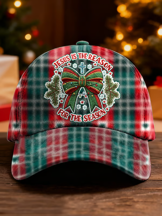 Unisex Christmas combined with faith print  Hat