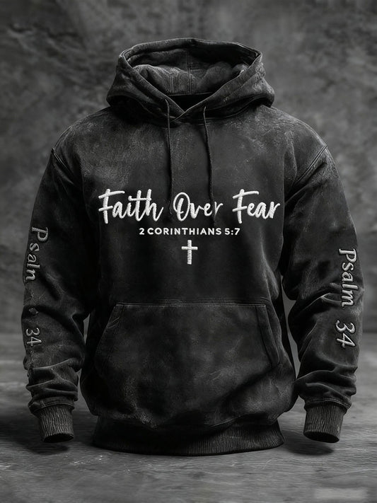 Men's Faith Over Fear Hoodie
