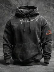 Men's Be Strong And Courangeous Hoodie