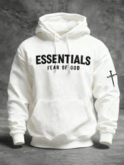 Men's Fear Of God Print Casual Hoodie
