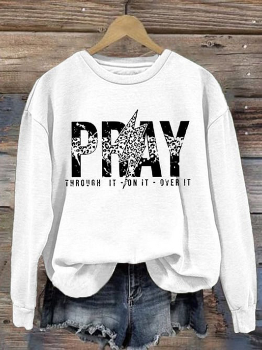 Women's Pray Over It Casual Sweatshirt