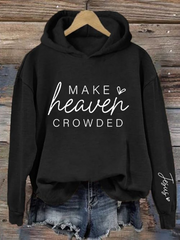 Women's Make Heaven Crowded Printed Sweatshirt