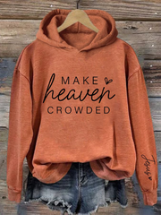 Women's Make Heaven Crowded Printed Sweatshirt