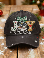 Joy To The World Printed Casual Unisex Hat