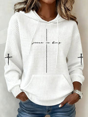 Women's Jesus Is King Cross Hoodie