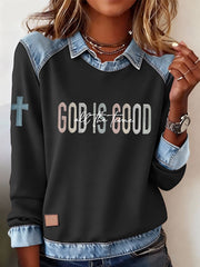 Women's God Is Good All The Time Casual Top