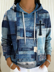 Women's Faith Art Print Hoodie