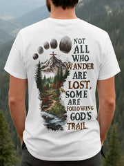 Men's Not All Who Wander Are Lost Short Sleeve  T-shirt