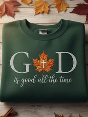 Women's Thanksgiving Printed Sweatshirt