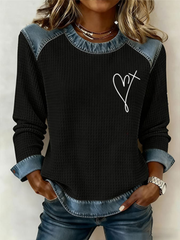 Women's Jesus Has My Back Print Top