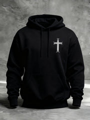 Men's God Took The Strongest Marines And Made Them Warriors Of Christ Printed Casual Hoodie