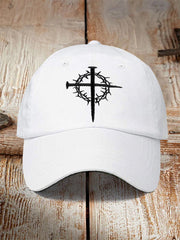 Unisex Cross Faith Print Hat