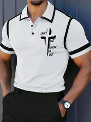 Men's I Can't But I Know A Guy Faith Cross Casual Short Sleeve Top
