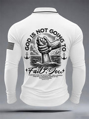 Men's God Never Fails Polo Shirts
