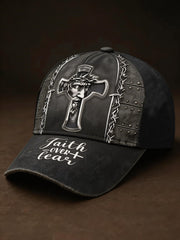 Unisex Faith Over Fear Jesus Print Hat