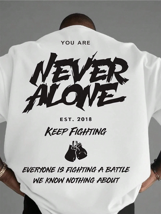 Men's You Are Never Alone Short-sleeved T-shirt