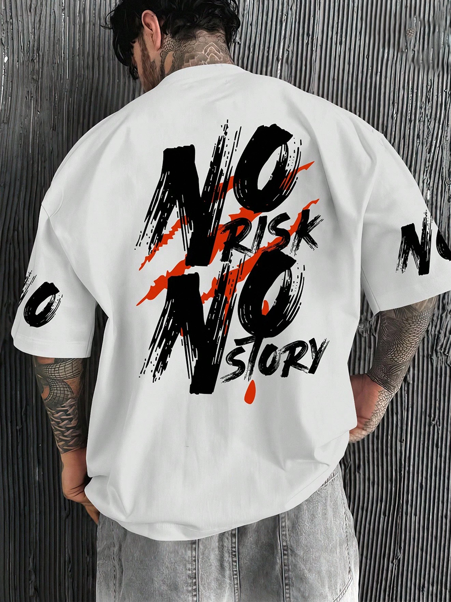 Men's No Risk No Story Short Sleeves T-shirt