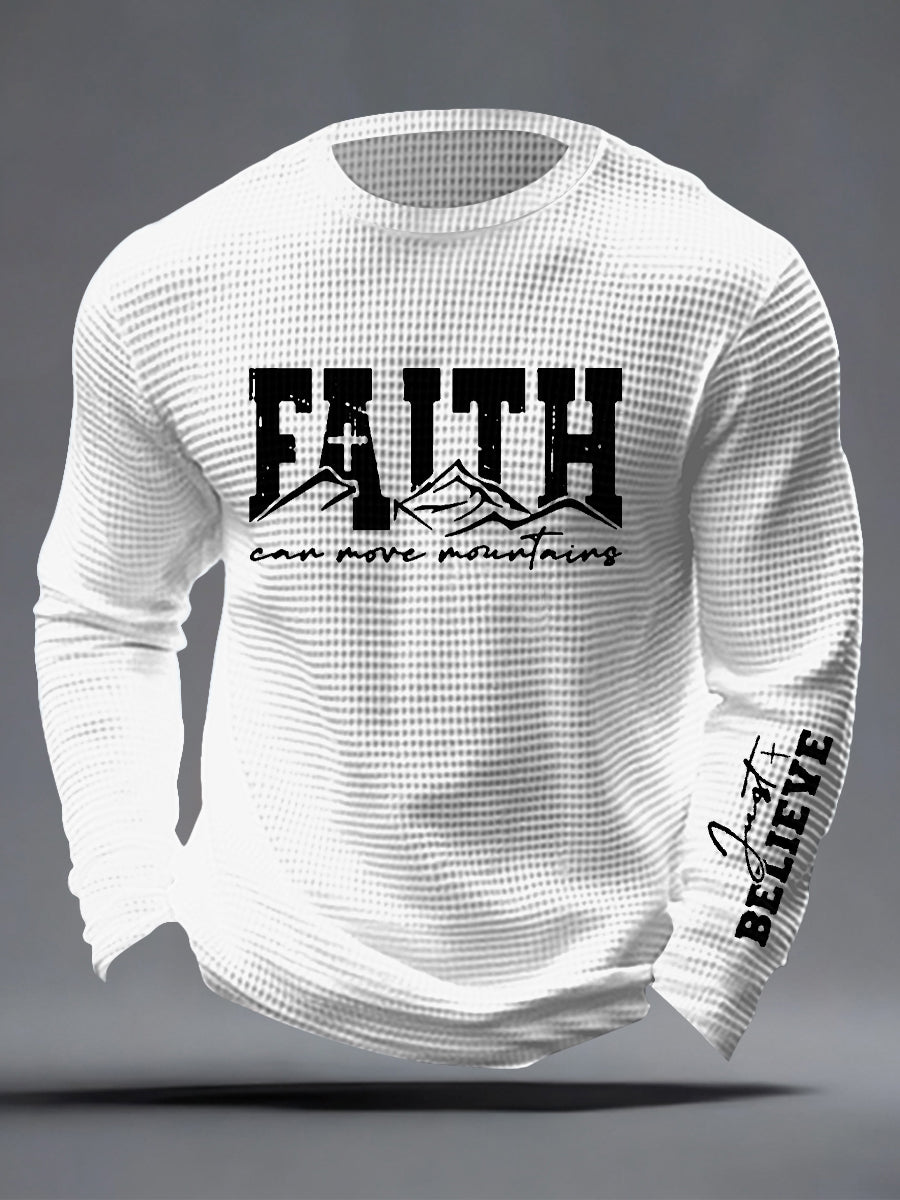 Men's Faith Waffle Top