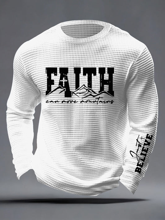 Men's Faith Waffle Top