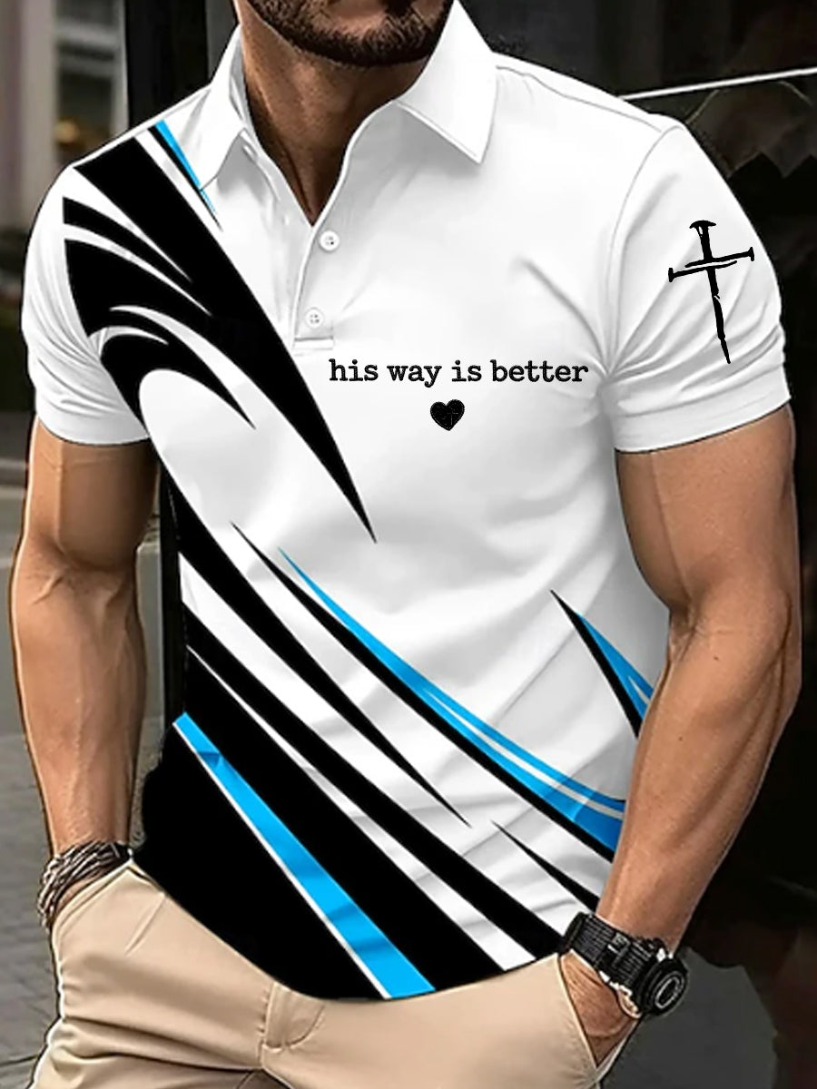 Men's His Way Is Better polo shirt