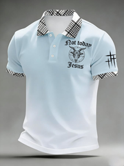 Men's Not Today Jesus Business Shirt