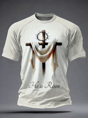 Men's Faith Printed Casual short sleeves t-shirt