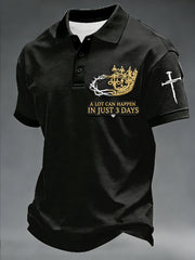 Men's A Lot Can Happen In 3 Days polo shirt