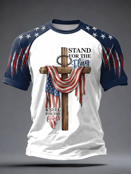 Men's Faith Printed Casual short sleeves t-shirt