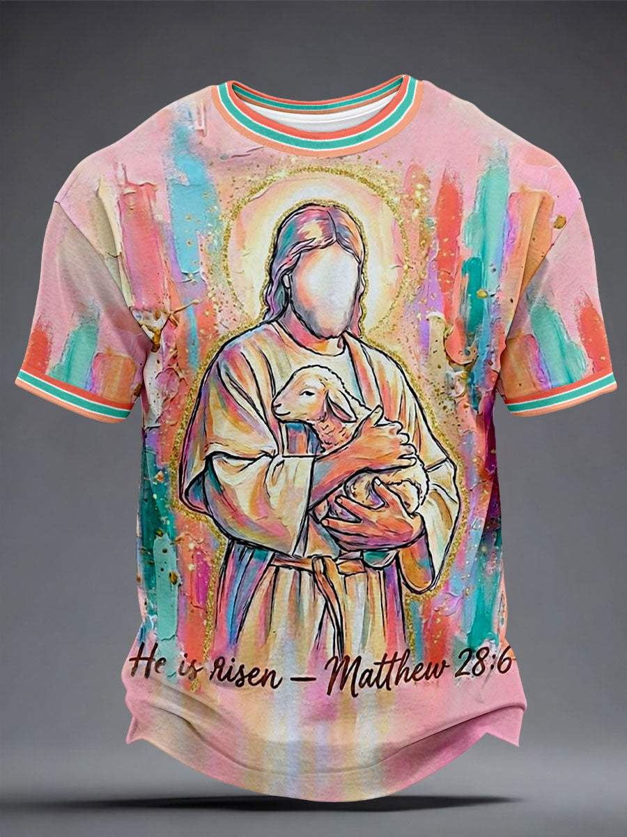 Men's 'He is Risen Matthew 28:6' T-shirts