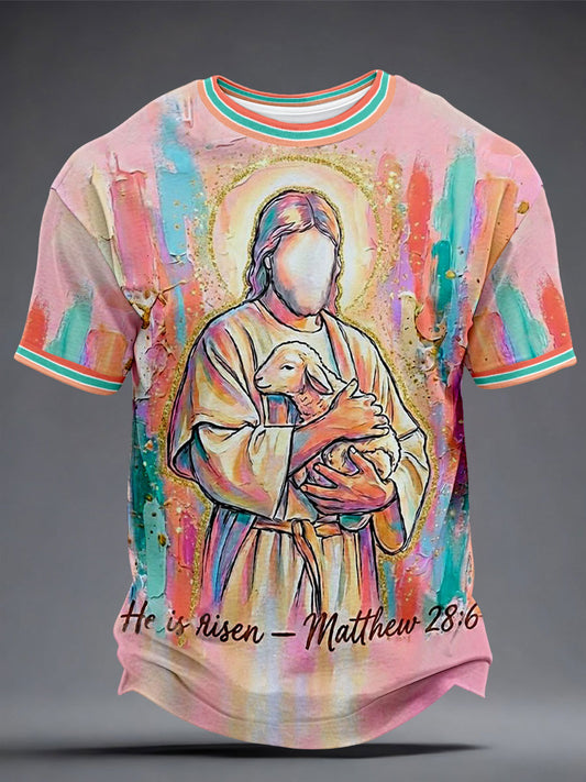 Men's 'He is Risen Matthew 28:6' T-shirts